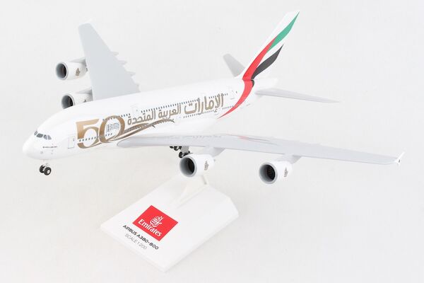 Airbus A380 Emirates UAE 50th Anniversary A6-EVG SKR1034