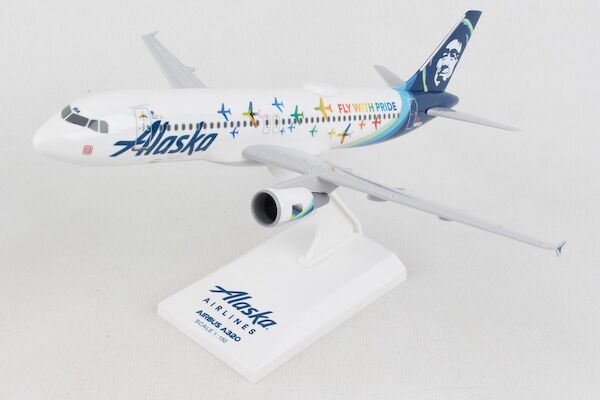 Airbus A320 Alaska Fly with Pride N854VA  SKR1093