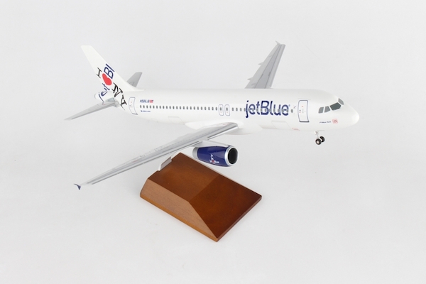 Airbus A320 Jetblue "Ny's Hometown " W/Wood Stand & Gear  SKR8371