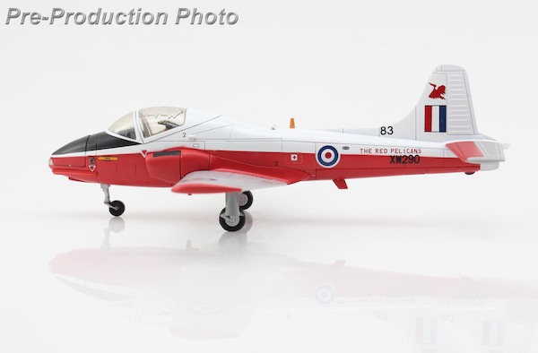 Bac Jet Provost T.Mk 5 RAF, "Red Pelicans" XW290/83, Central Flying School,  RAF Little Rissington, 1973  SM7009