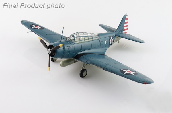 TBD1 Devastator , "Battle of Coral Sea" white T-1, Lt. Cdr. James Brett, VT-2, USS Lexington, May 1942 SM8011