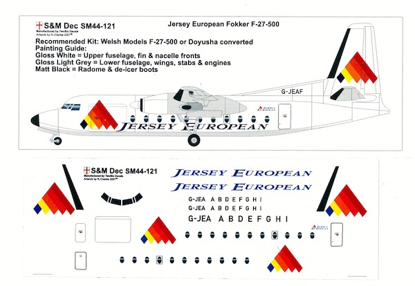 Fokker F27 Friendship (JEA Jersey European)  sm44-121