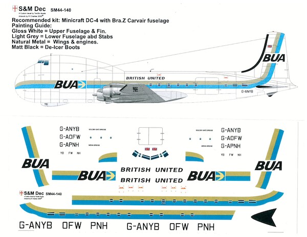 ATL98 Carvair (BUA British United) sm44-140