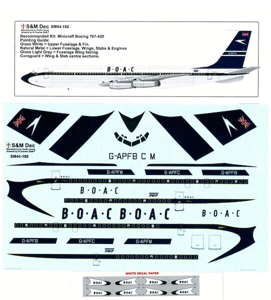 Boeing 707-420 (BOAC)  sm44-188