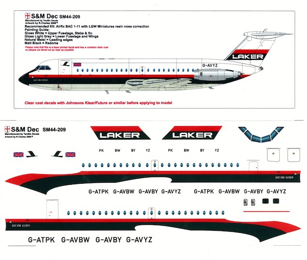 BAC 1-11 (Laker) sm44-209