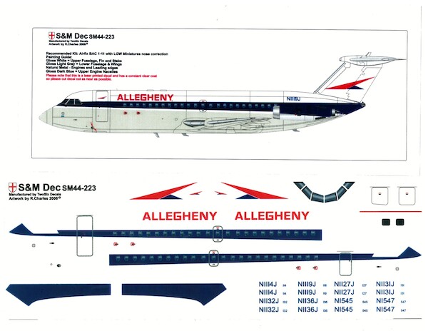 BAC 1-11 (Allegheny) sm44-223