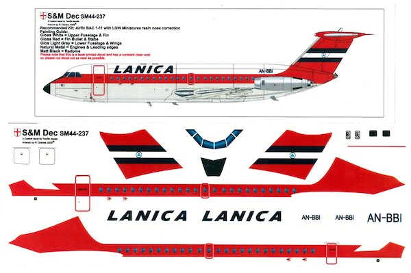 BAC 1-11 (Lanica) sm44-237