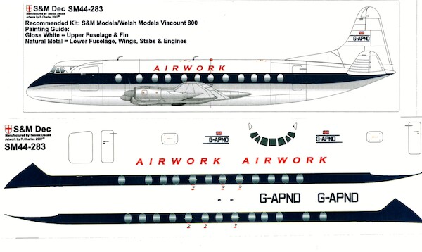 Vickers Viscount 800 (Airwork) sm44-283