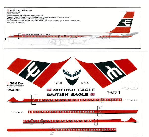 Boeing 707-320 (British Eagle)  sm44-305