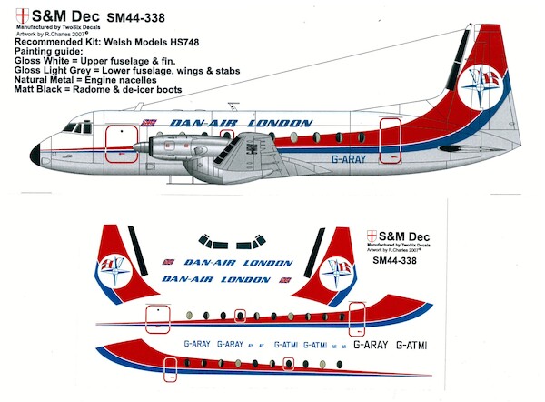 Hawker Siddeley HS748 (Dan-Air) sm44-338