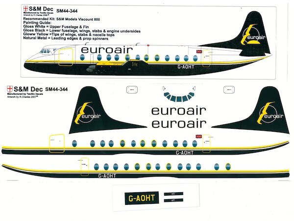 Vickers Viscount 800 (Euroair)  sm44-344