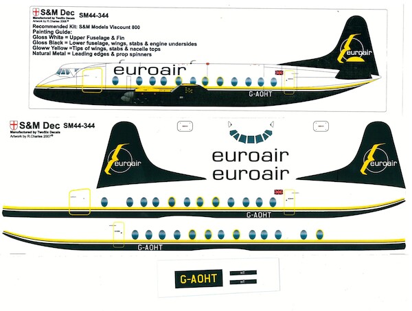 Vickers Viscount 800 (Euroair) sm44-344