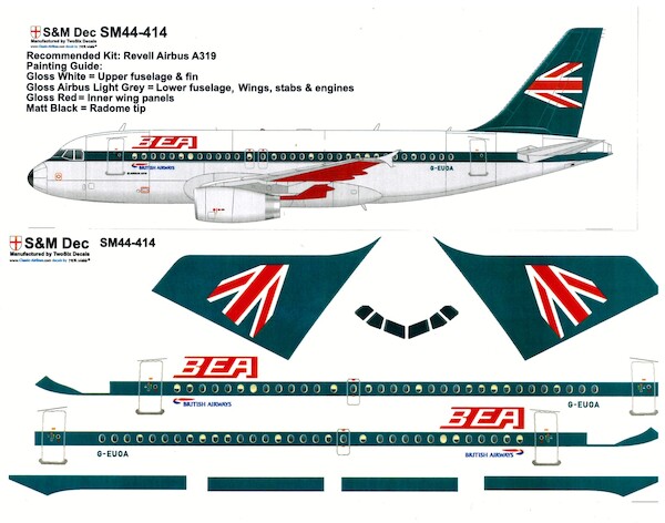 Airbus A319 (BEA Speedbird British Airways )  sm44-414