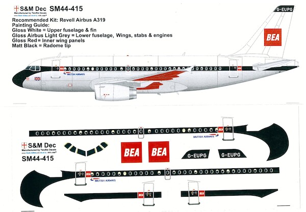 Airbus A319 (BEA Red Square what if)  sm44-415