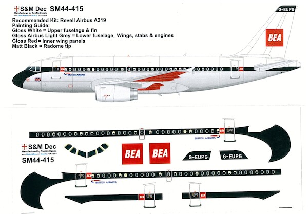 Airbus A319 (BEA Red Square what if) sm44-415