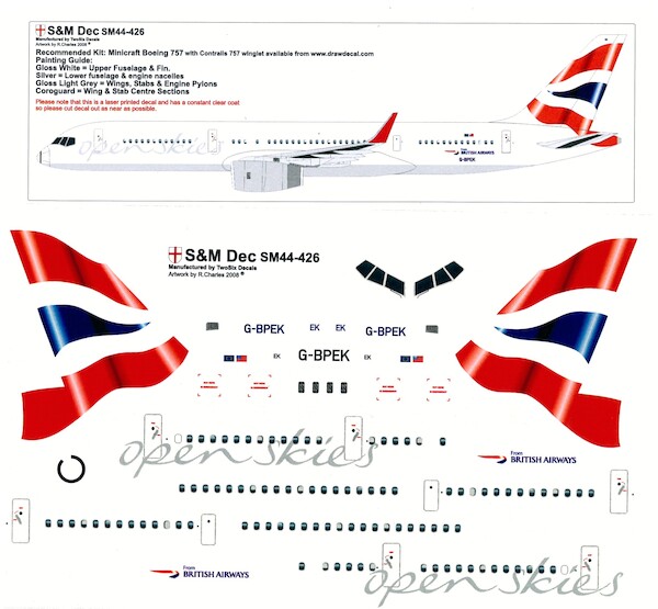 Boeing 757-200 (British Airways - Open skies)  sm44-426
