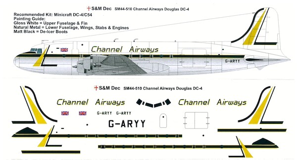 Douglas DC4 (Channel Airways) SM44-510