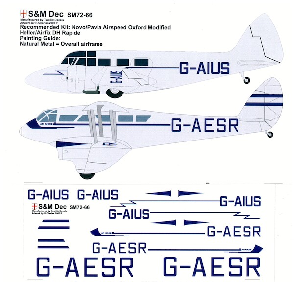 Dragon Rapide / Airspeed Consul (Silver City) SM72-066