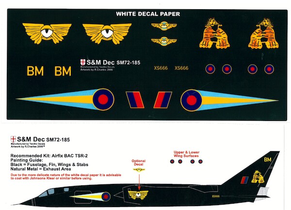 TSR2 (RAF all black scheme) SM72-185