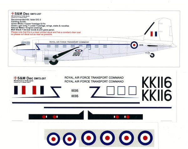 Douglas DC3 (RAF Transport Command) SM72-207
