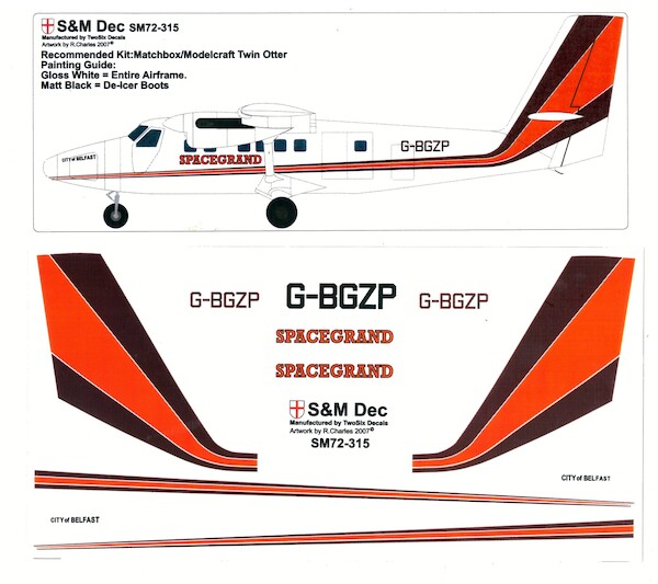 DHC6 Twin Otter (Spacegrand)  SM72-315