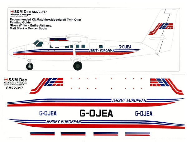 DHC6 Twin Otter (JEA Jersey European)  SM72-317