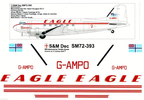 Douglas DC3 (Eagle G-AMPO)  SM72-393