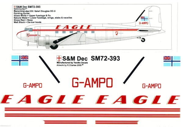 Douglas DC3 (Eagle G-AMPO) SM72-393