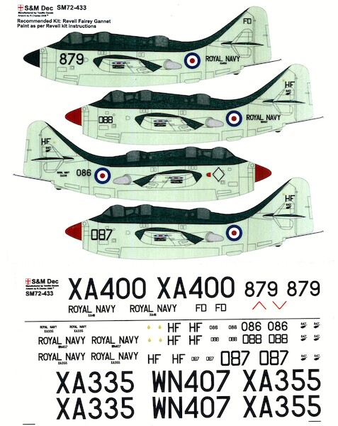 Fairey Gannet (Royal Navy) SM72-433