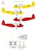 Scottish Aviation Twin Pioneer (Jersey Ferry Airlines, Yellow G-APHY and Red G-APHX) SM72-550