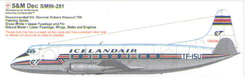 Vickers Viscount 700 (Icelandair)  sm96-281