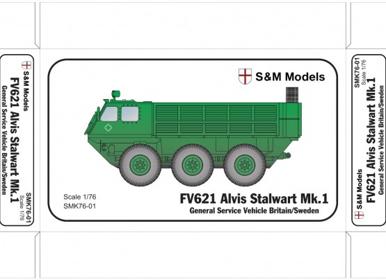FV621 Alvis Stalwart MK1 General Service Vehicle GB/Sweden)  SMK76-01