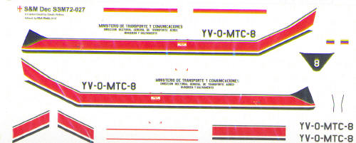 Short Skyvan (Venezuelan Ministery of Commuication) SSM72-027