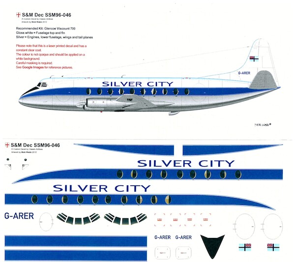 Vickers Viscount (Silver City) SSM96-046