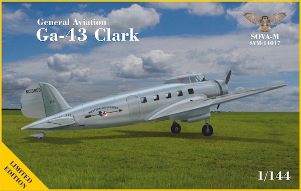 General Aviation GA-43 Clark passenger airliner (Western Air express. Swissair)  SVM-14017