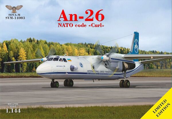 Antonov An26 ("Curl") transport airplane SVM-14003