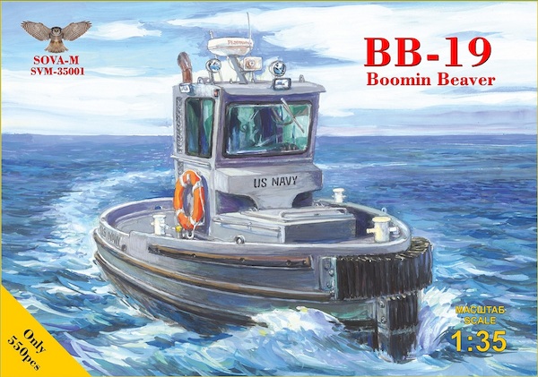 BB-19 "Boomin Beaver" security tug boat, the cutes little boat of the US Navy SVM-35001