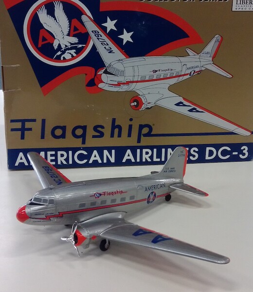 DC-3 Vintage Aircraft Airplane Money Bank Ameriucan Airlines Flagship NC21798 45013