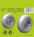 Tempest/Typhoon Early type Wheels (Airfix) 129-Q72413