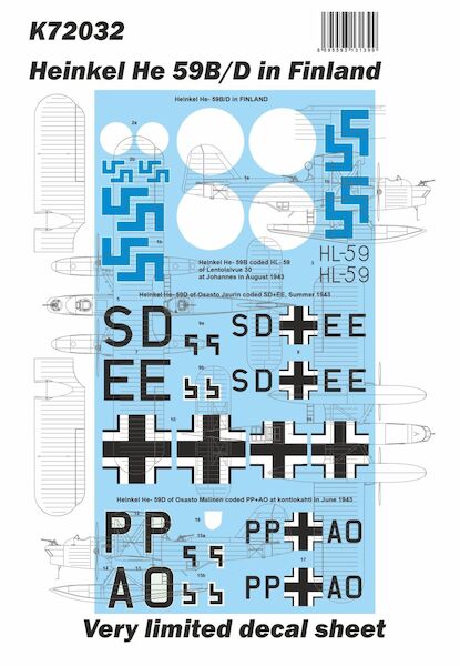 Heinkel He 59B/D In Finland  K72032