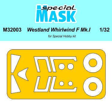 Westland Whirlwind Masking set exterior (Special Hobby) m32003