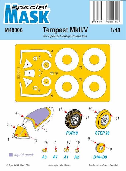 Tempest MKII/V (Special Hobby, Eduard) m48006