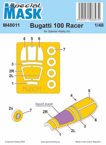 Bugatti 100 Racer Mask (Special Hobby)  M48011
