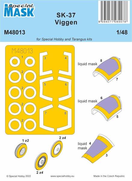SAAB SK37 Viggen Masking set (Special Hobby) M48013