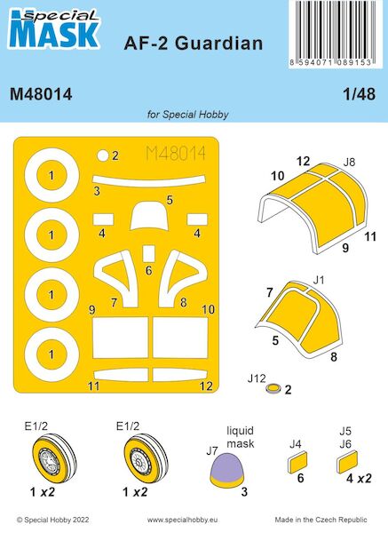 Grumman AF-2 Guardian MASK  M48014