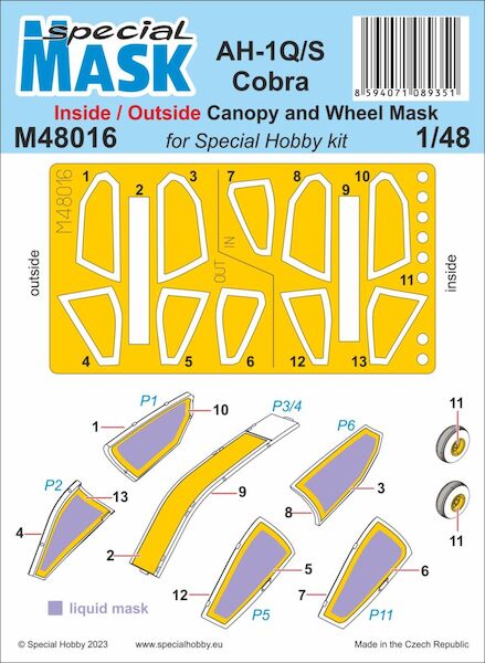 Bell AH-1Q/S Cobra MASK (Special Hobby) M48016