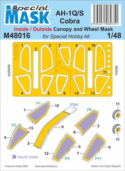 Bell AH-1Q/S Cobra MASK (Special Hobby)  M48016