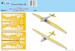 Grunau Baby IIB Mask Canopy, Fabric Flying / Control Surfaces (Special Hobby) 100-M48017