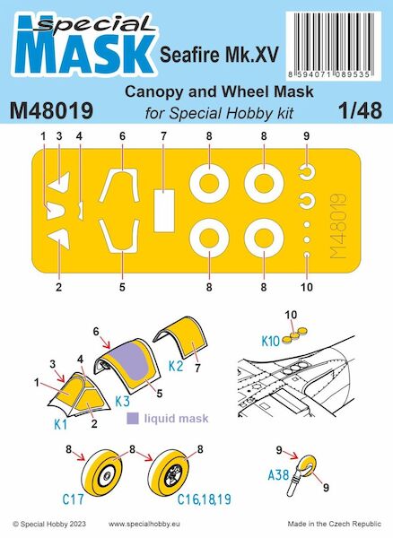 Seafire Mk.15 MASK (Special Hobby)  M48019