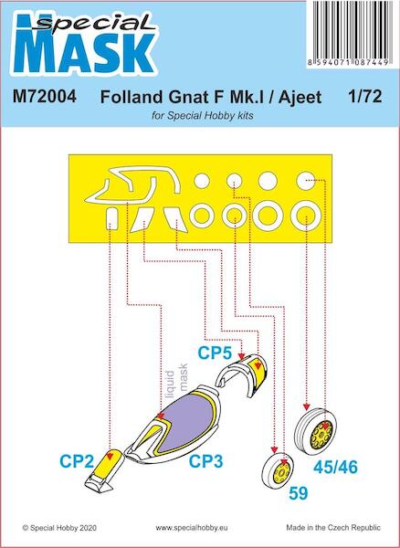 Folland Gnat / Ajeet Mask (Special Hobby)  M72004